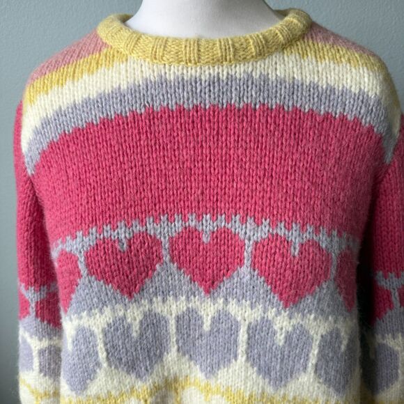 LoveShackFancy Shirelle Wool Sweater Size Medium - Picture 4 of 11